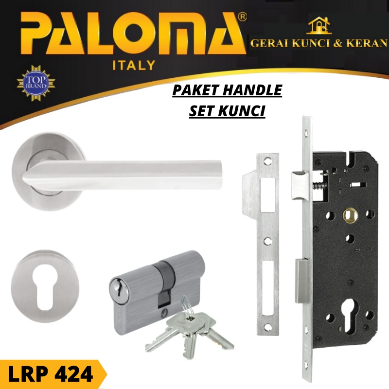 HANDLE PINTU  KUNCI SATU SET PALOMA LRP 424