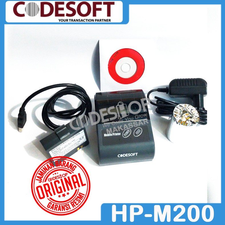 TERMURAH CODESOFT HP-M200 MINI PRINTER