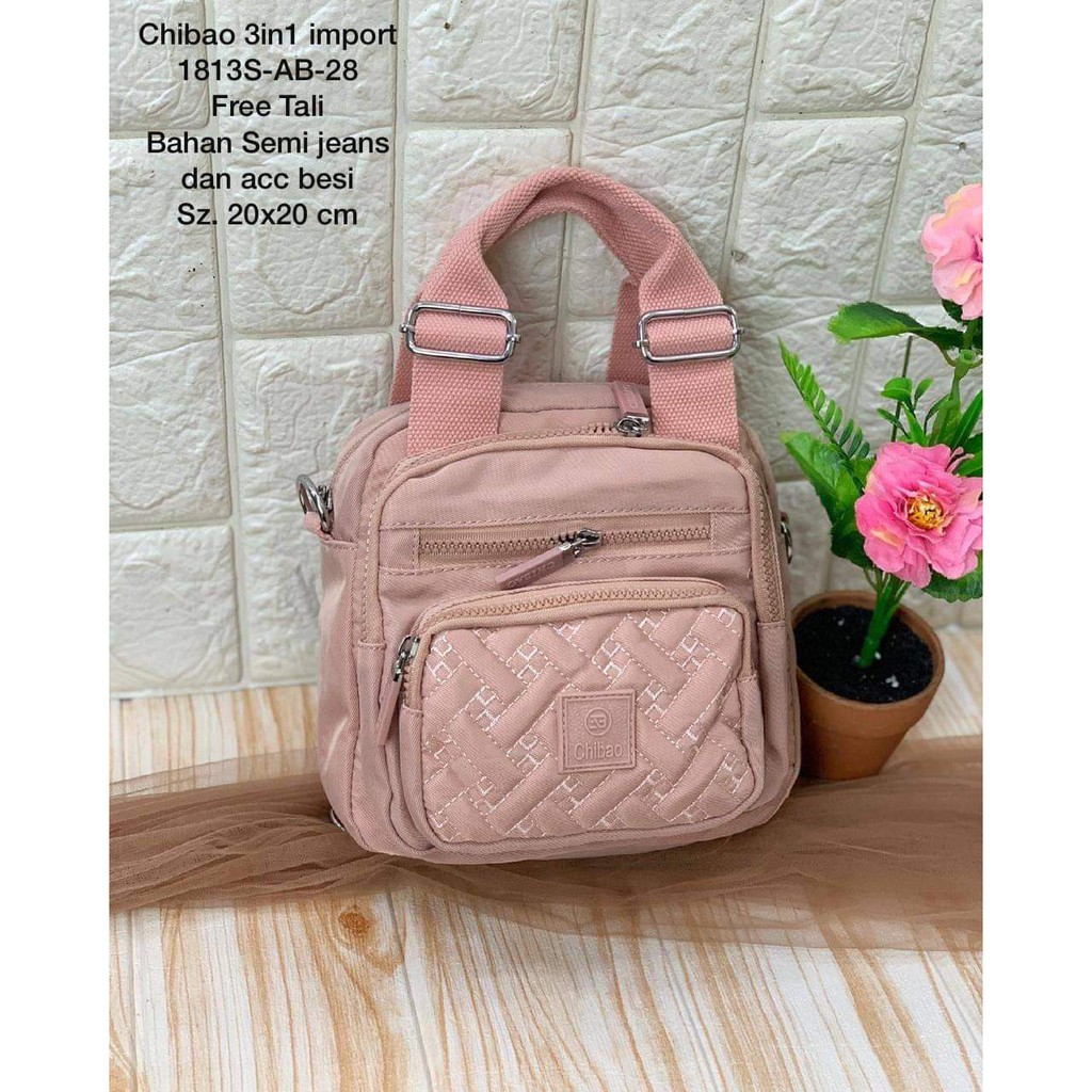 Chibao Multifungsi Terbaru Chibao 1813s-AB. Tas Wanita Tas Chibao Best Seller Tas Chibao Multifungsi Chibao Kanvas Terbaru Bisa bayar ditempat.!!!