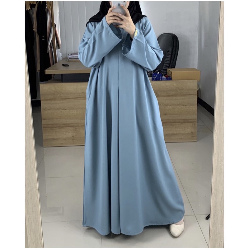 BEFAST - ZSO OOTD Wanita Gamis NAMI / ABAYA BASIC FARRASI / GAMIS Muslimah / Gamis Syar`i Jumbo / Gamis Polos Casual / Gamis Terlaris / Keluaran Terbaru 2022