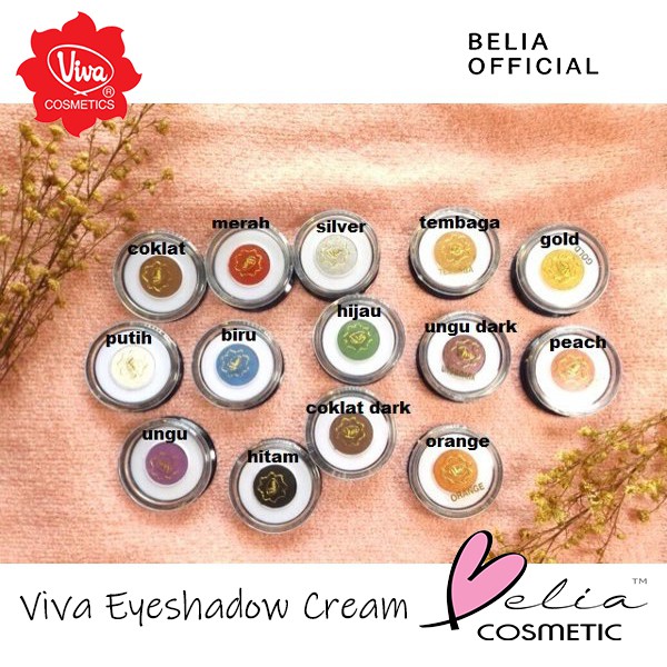 ❤ BELIA ❤ Viva Eyeshadow Eye Shadow Cream 1.5g Halal