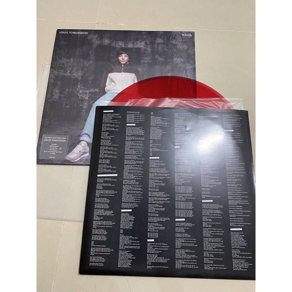 LOUIS TOMLINSON - WALLS RED VINYL (piringan hitam)