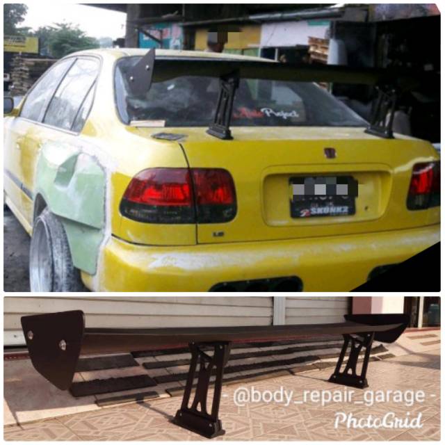 Spoiler gt wing sedan universal