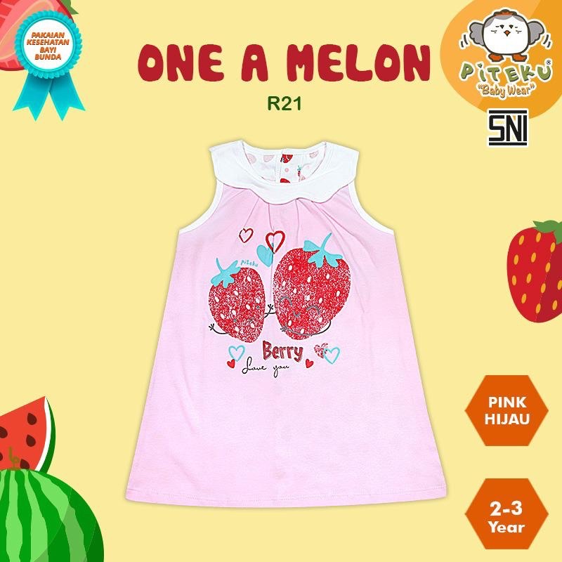 Piteku dress strawberry