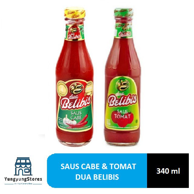 Dua Belibis Saus Cabe / Tomat 340ml Botol Kaca Saos Blibis