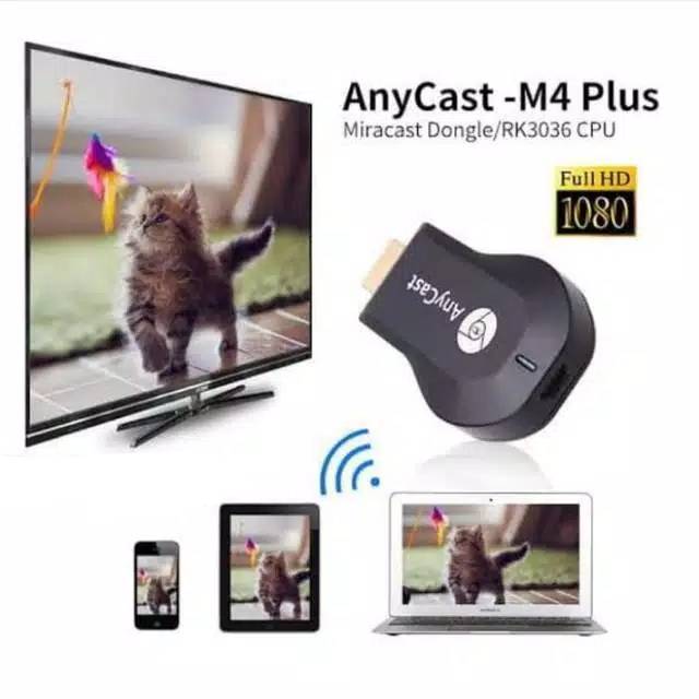 (NC) Anycast M4 Plus HDMI Dongle USB Wireless_HDMI Dongle Anycast M4 Plus