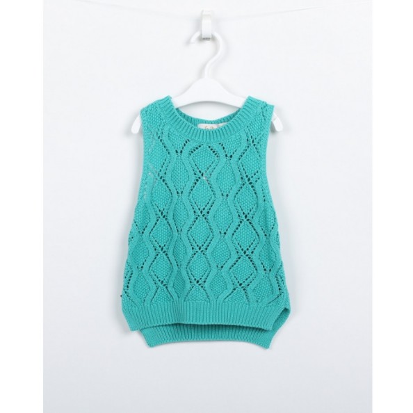 Faye green vest