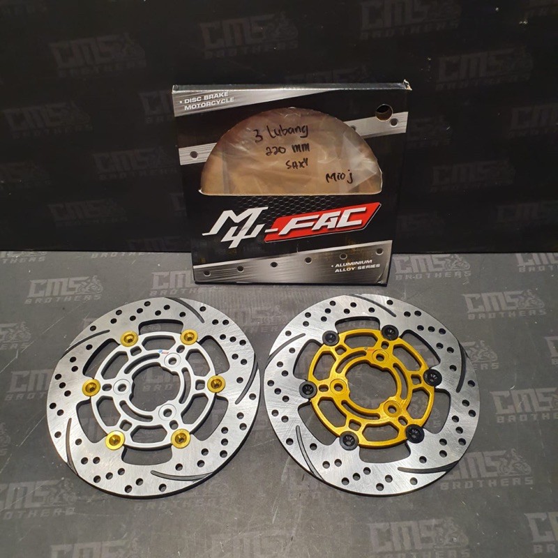 Disc Floating Piringan Cakram Mu Fac 220mm Mio J Lubang 3
