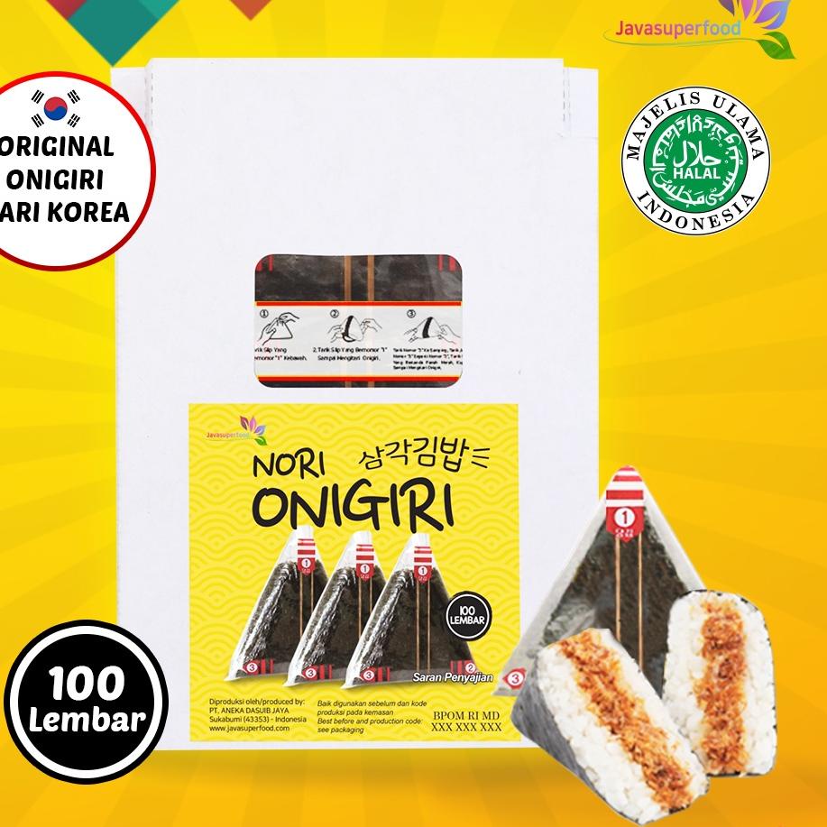 

Barang Terlaris NORI ONIGIRI | Nori Wrapper Khusus Bungkus Nori Triangle / Sushi Nori (ISI 100 Lembar)++