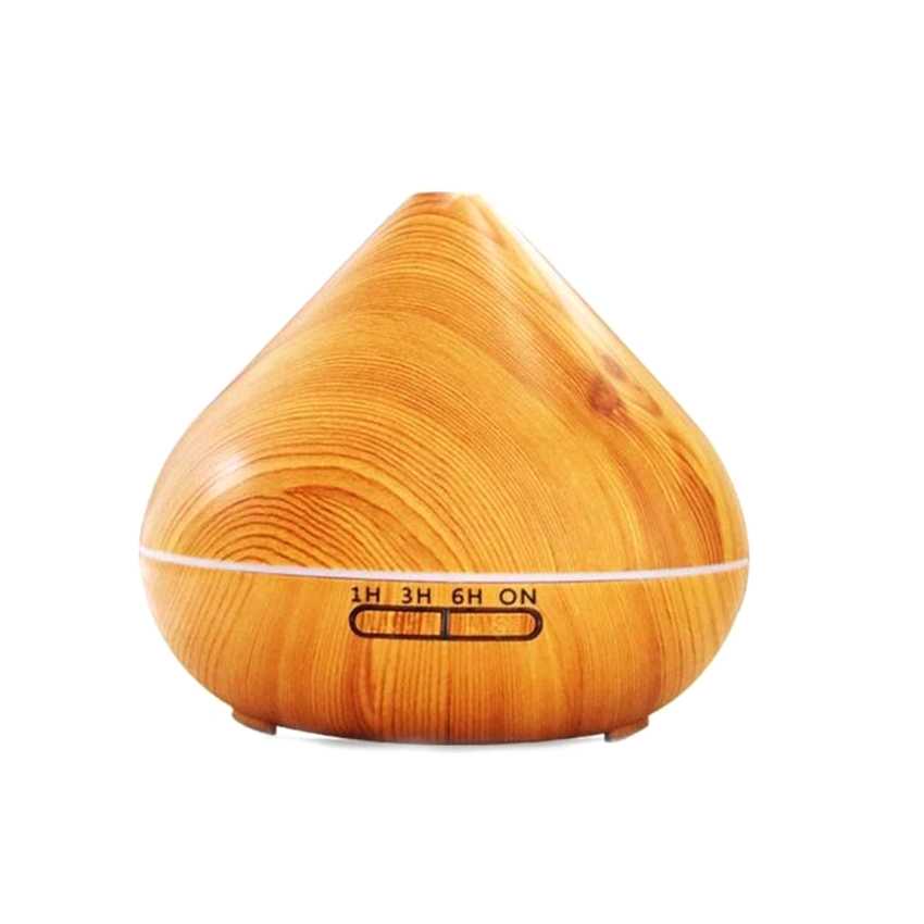 Air Humidifier RGB Light Wood Design 500ml