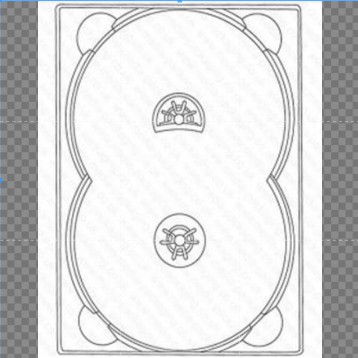 Kotak tray cd-tempat cd bening