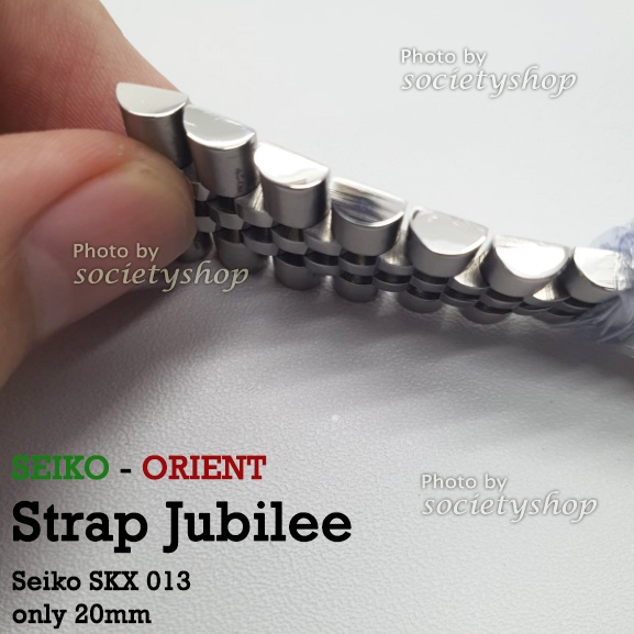 Jubilee STRAP Rantai Jam Tangan Seiko Skx 013 skx13 Watch 20mm tali 20