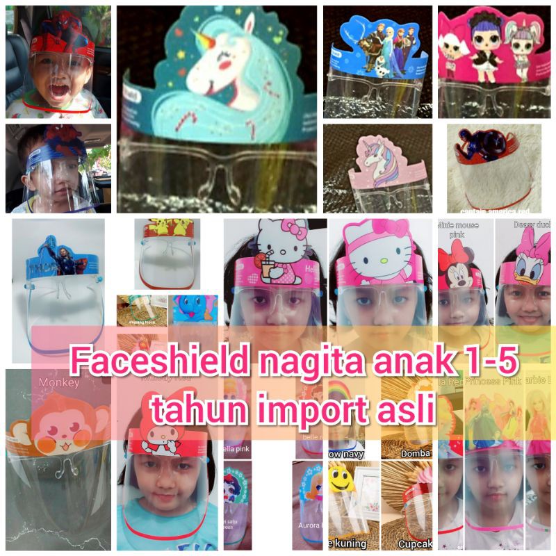 REFILL Face shield anak kacamata_REFILL faceshield anak kacamata 1th-8th