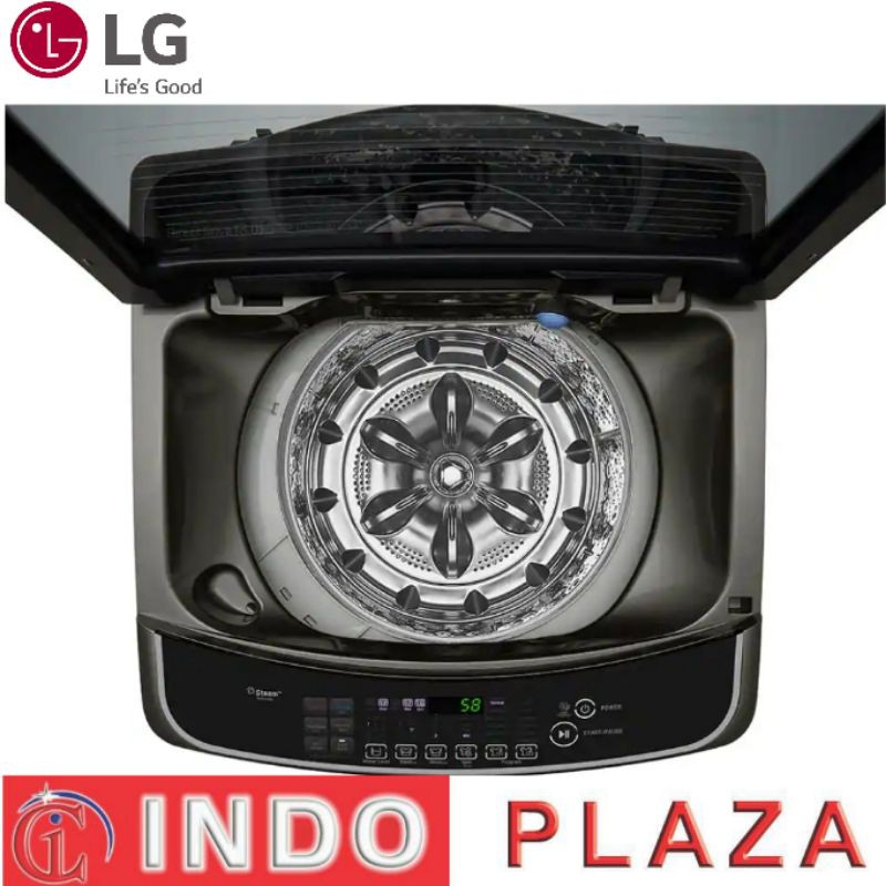 MESIN CUCI LG 1 Tabung 19 KG TH2519DSAK INVERTER/WIFI/TURBO WASH 3D