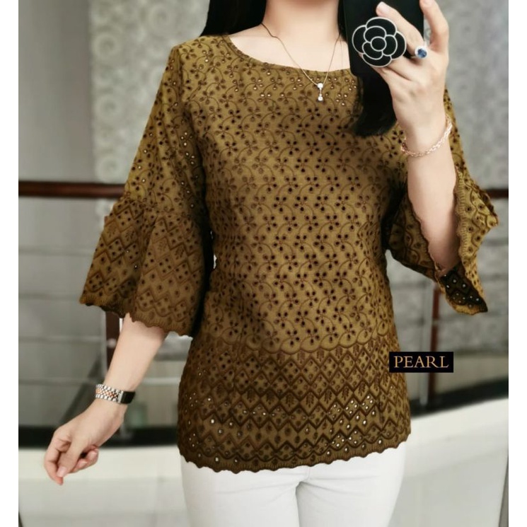 blus katun bolong jumbo