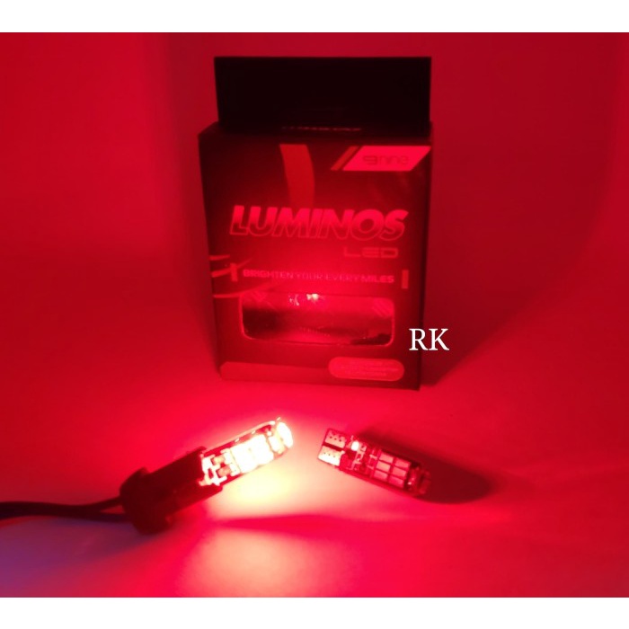 B604Hrt Senja Led T10 Merah | Lampu Senja Led T10 Merah Luminos Fw021Fw