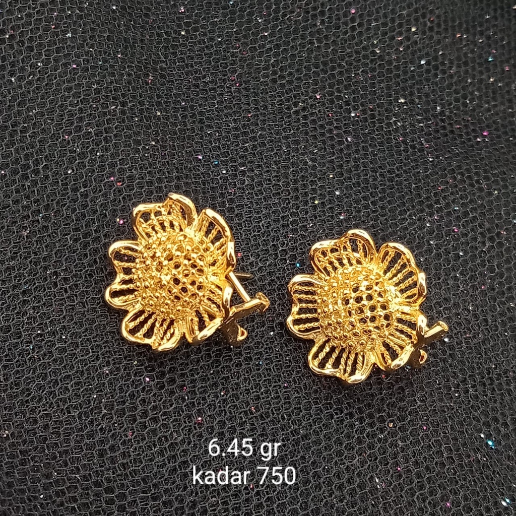 Anting Emas 17K - 6.45 gr Kadar 750 - 32