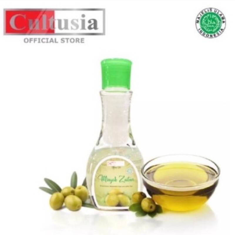 cultusia minyak zaitun 75 ml bpom -- olive oil cultusia bpom 75 ml