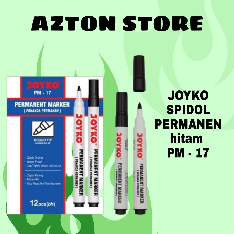 

Spidol permanent marker PM-17 JOYKO