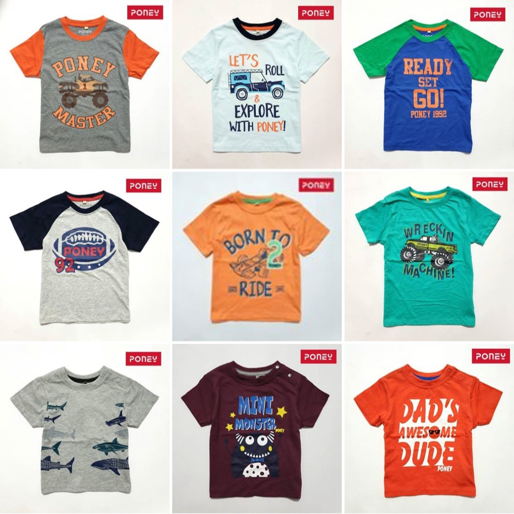 Poney Kaos Anak Laki