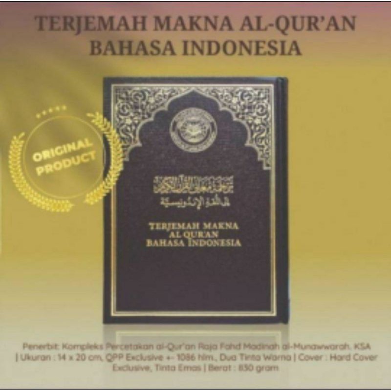 Mushaf terjemah Ori Madinah