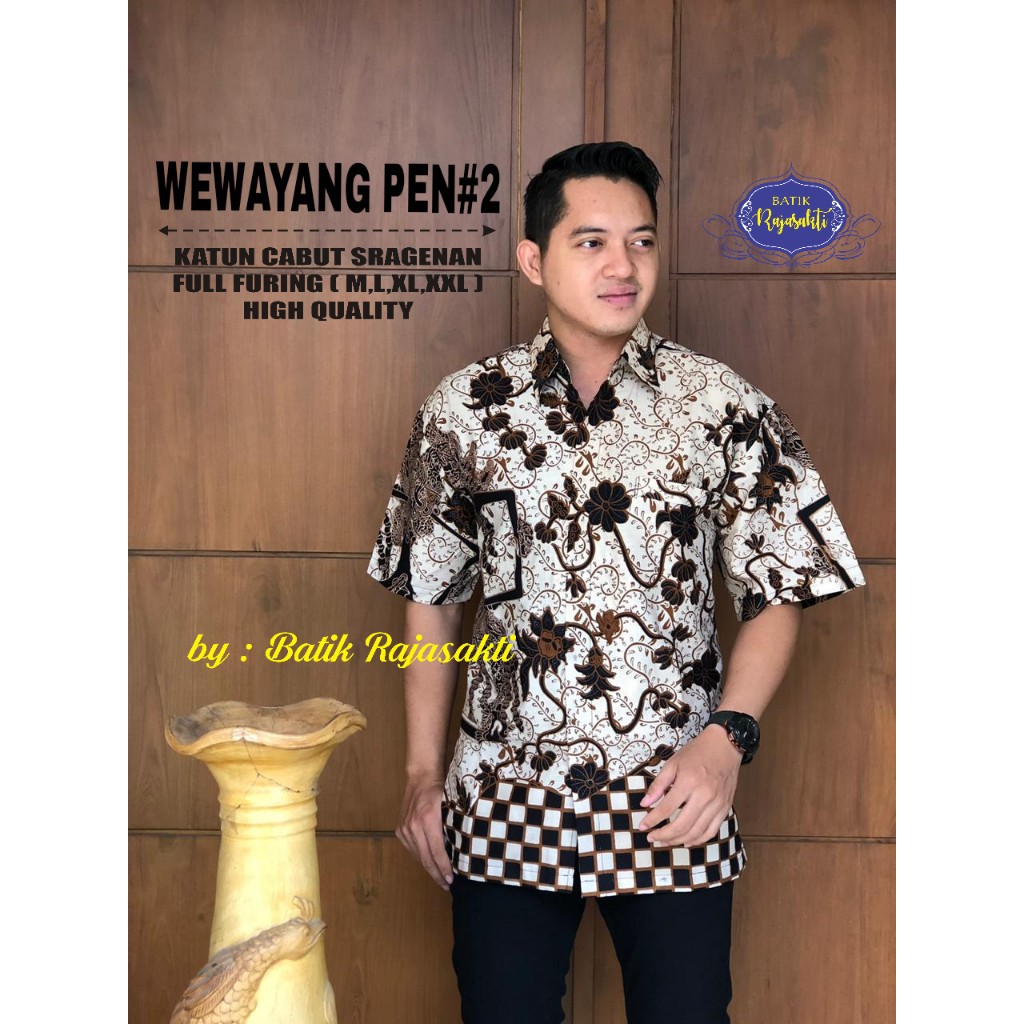 WEWAYANG RAJASAKTI KEMEJA BATIK SOLO PRIA LENGAN PENDEK PANJANG LAPIS FURING ATASAN PREMIUM MODERN KATUN HALUS BABON GREY 2 BLUE INDAH JOKOWIRYO PRASADO MERAK MANIZE DEVABROTO ARYOBIMO JEPUN FAWWAZ DAUN FAWWAZO OMAR MISTARO RED MANIZ DAVINAH 2 HANA MEWAH