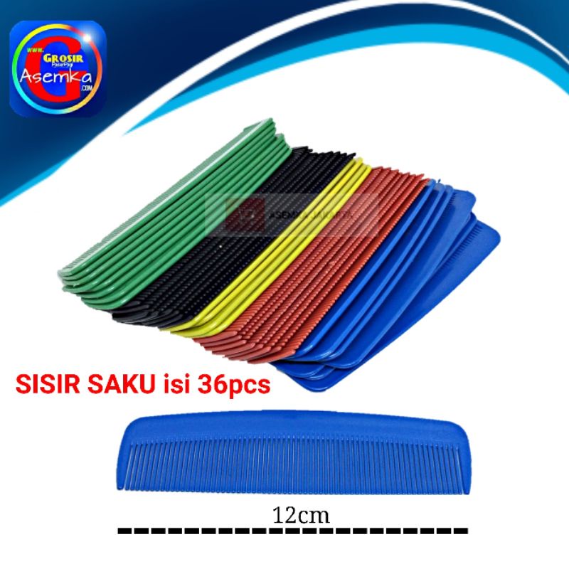 [ GPA ] Sisir Saku isi 36pcs Sisir Warna Termurah Grosir