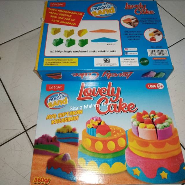 Mainan anak pasir pasiran cetakan kue
