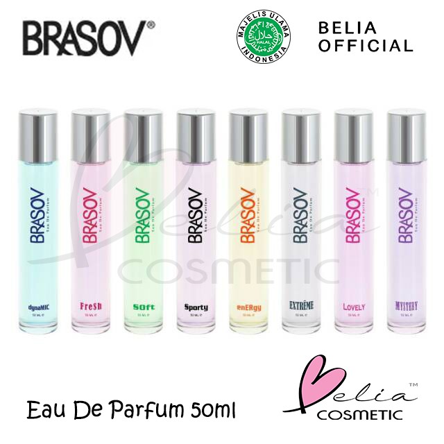 ❤ BELIA ❤ BRASOV Eau De Parfum 50 ml Original Halal BPOM | minyak wangi tubuh