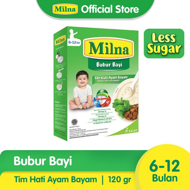 Milna Bubur Bayi 6+ 120gr