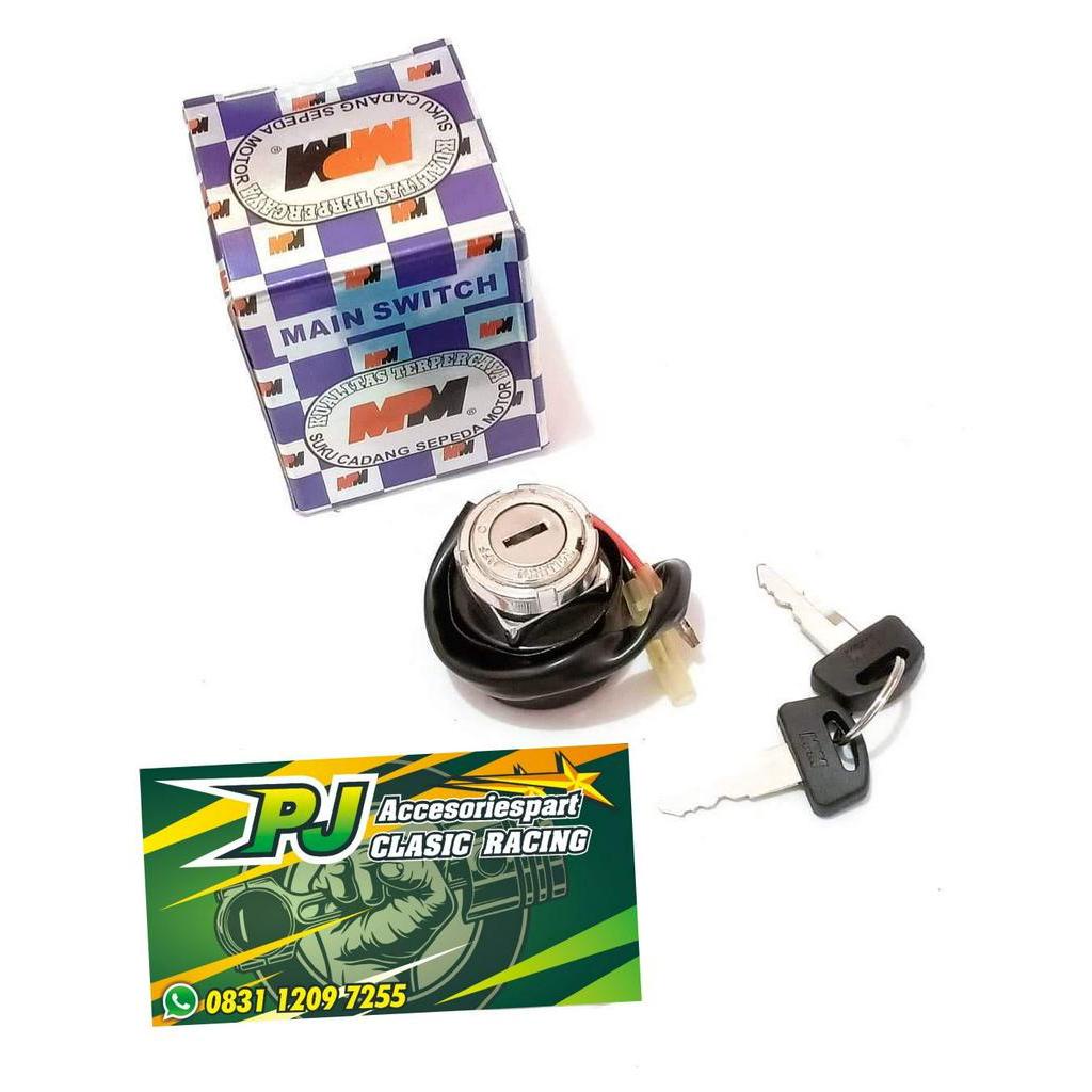 KUNCI KONTAK MOTOR CB KABEL 2 DC MERK MPM