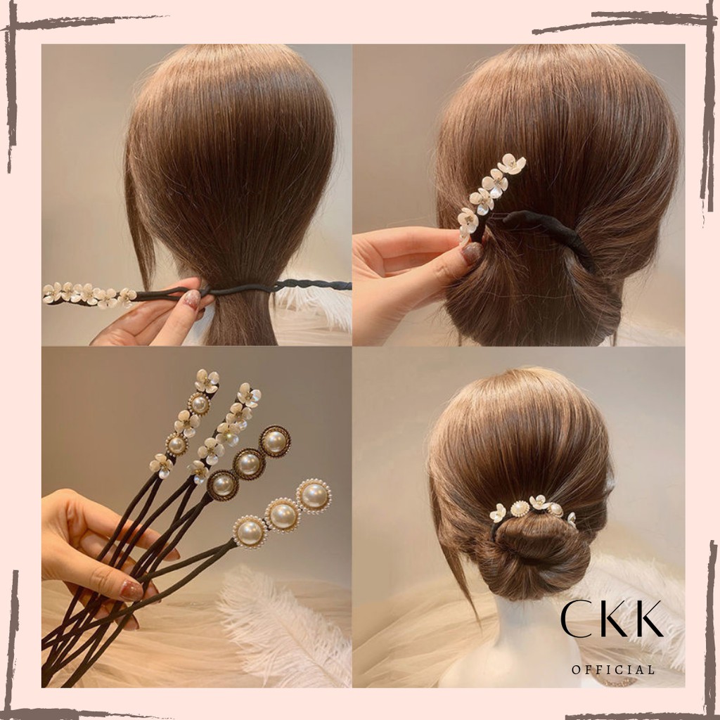 ➰CKK➰ Ikat Rambut Strap FA79 Hair Bun Maker / Magic Hairbun / Cepol Gaya Korea