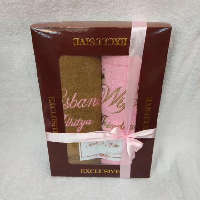 Promo Gift Box Couple 2pcs Handuk Dewasa
