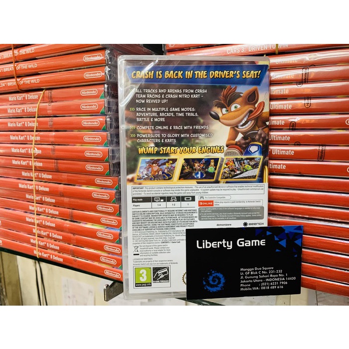 Nintendo Switch CTR / Crash Team Racing: Nitro-Fueled