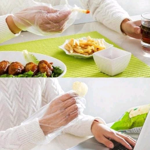 SARUNG TANGAN DISPOSABLE/DISPOSABLE GLOVE ISI 100PC/PACK