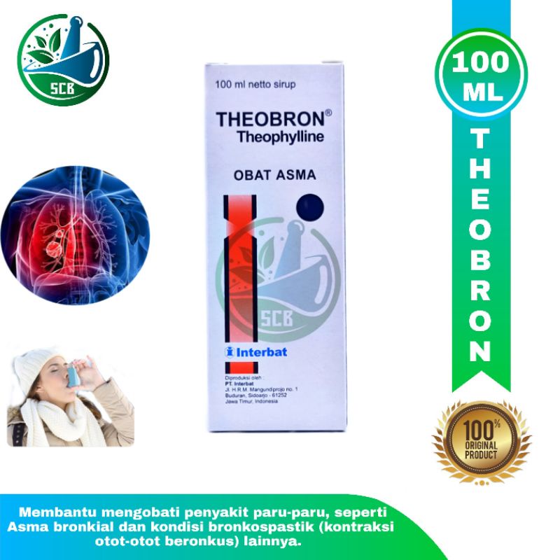 Theobron Sirup 100 ml - Obat paru-paru & asma