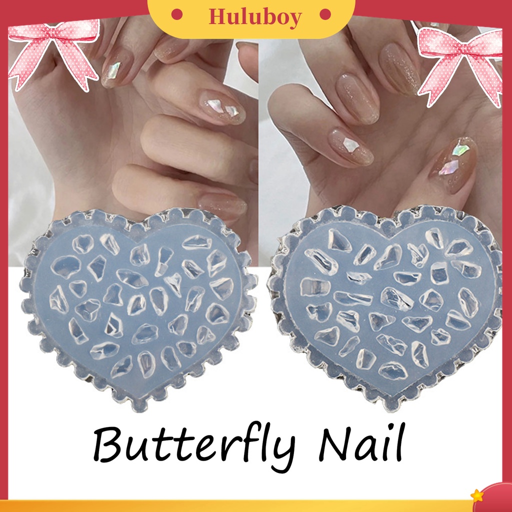 Huluboy Huluboy♡ Cetakan Silikon Bentuk Hati 3D Untuk Dekorasi Nail Art
