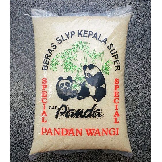 

BERAS PANDAN WANGI - 5KG & 5LT - CAP PANDA - PREMIUM GRADE