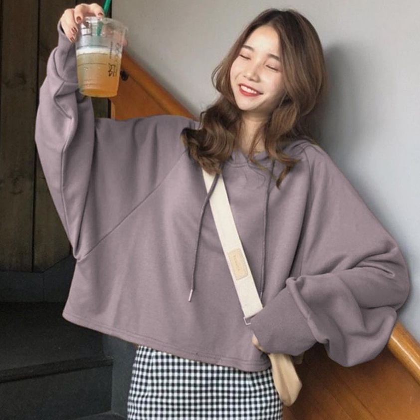 Sweater Hoodie Wanita / ZIA HOODIE OVERSIZE SWEATER / sweater hodie wanita casual