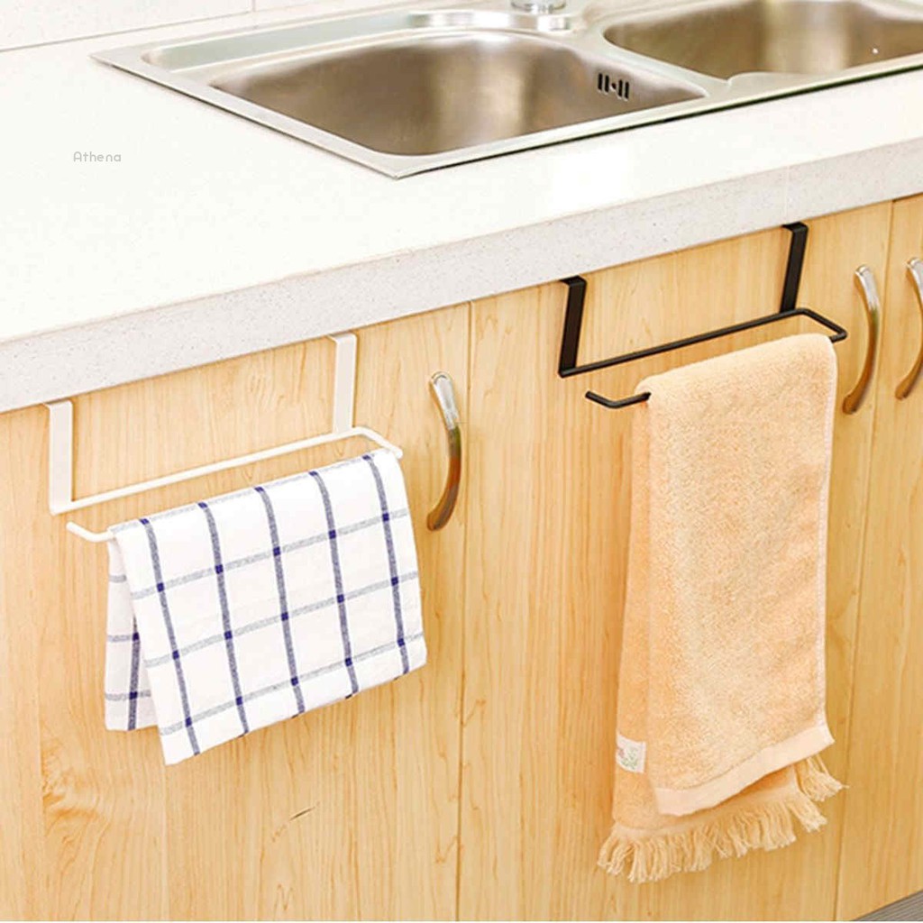 Kitchen Cabinet Door Drawer Roll Paper Towel Holder Cupboard