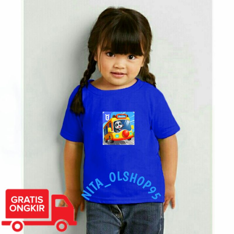 baju anak babybus , baju gambar babybus , baju anak laki laki , baju anak perempuan