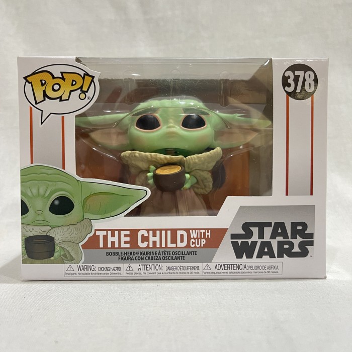 FIGURE POP STAR WARS 378 THE CHILD WITH CUP