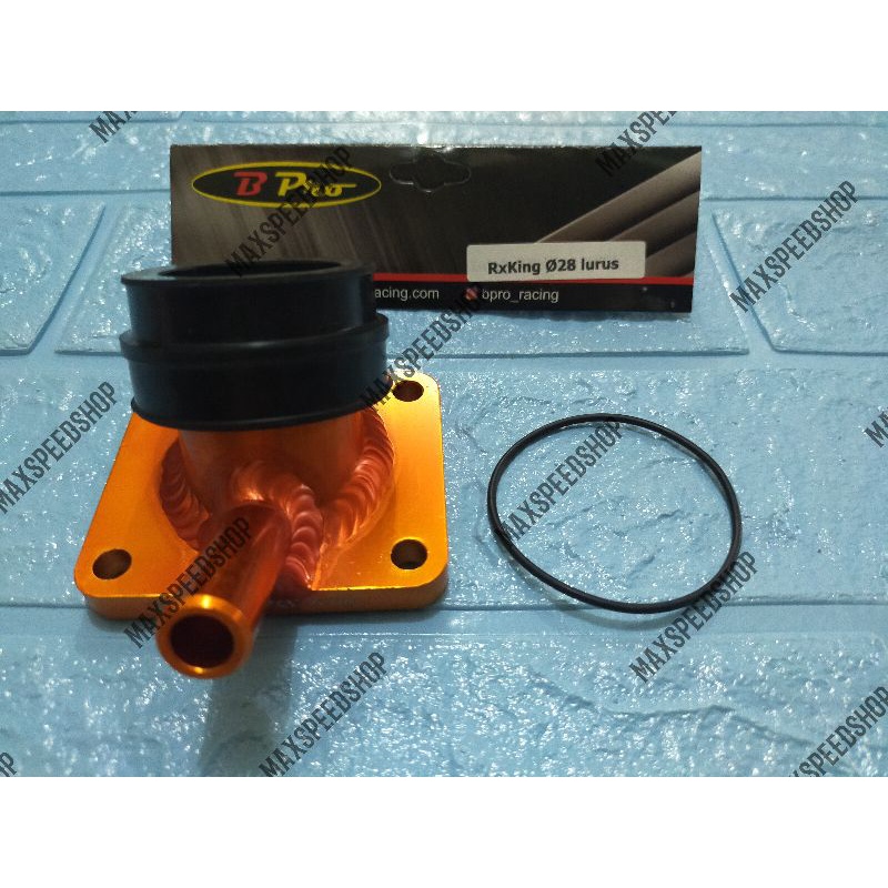 Intake Intek Manipol manifold Rx king Rxking lurus nontabung uk 28 original BPRO RACING
