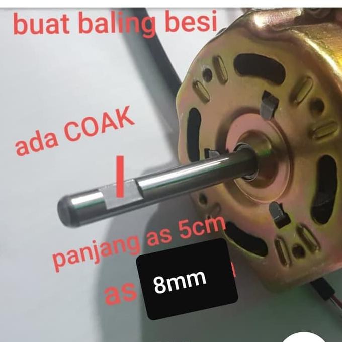 Dinamo Motor Kipas Fan Sekai Regensi Tornado Kecil 16 Baling Besi Coak