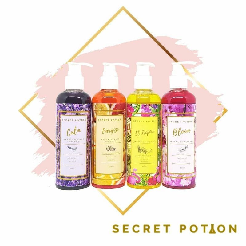 Secret Potion Aromatheraphy Natural Antibacterial Hand wash/ Hand soap Sabun Cuci Tangan 250ml