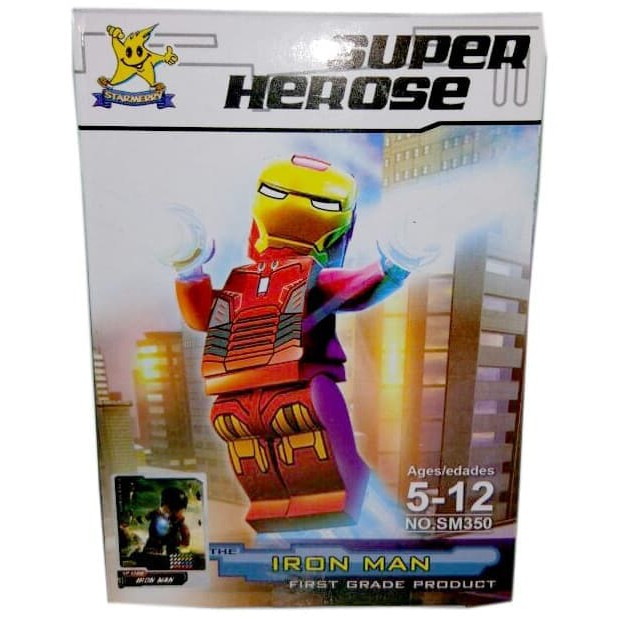 TERMUURAAH, Lego Brick Ironman .