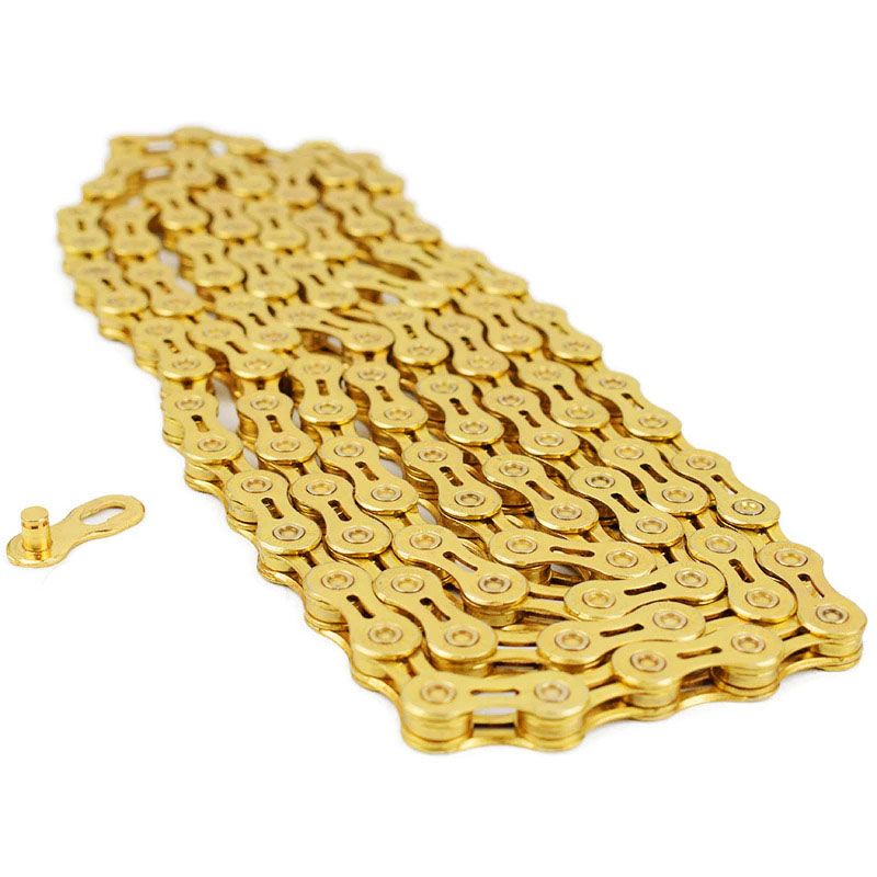 VG Sports Rantai Sepeda Bicycle Chain Half Hollow 10 Speed for Mountain Road Bike - Golden