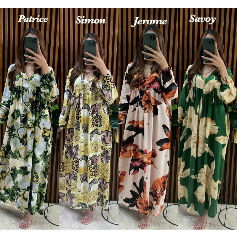 Daster Rayon Long Dress CE Homewear - Le Bohemien series