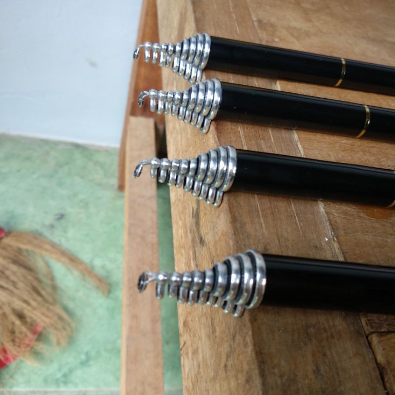 Joran tegek oregon ikan mas 360 ring aluminium