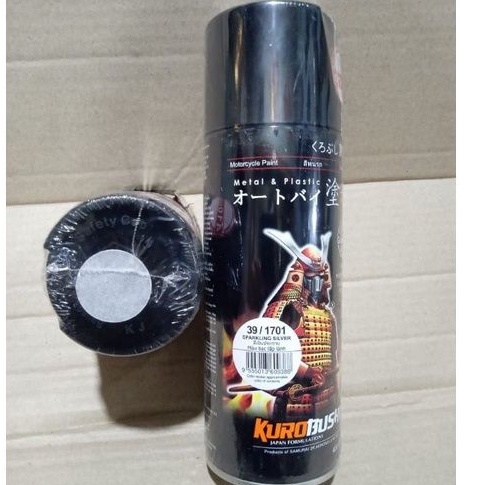 Pilok Pilox Cat Samurai Sparking Silver 1701 Silver Metalic 400ml Cat Semprot Samurai Paint Aerosoll